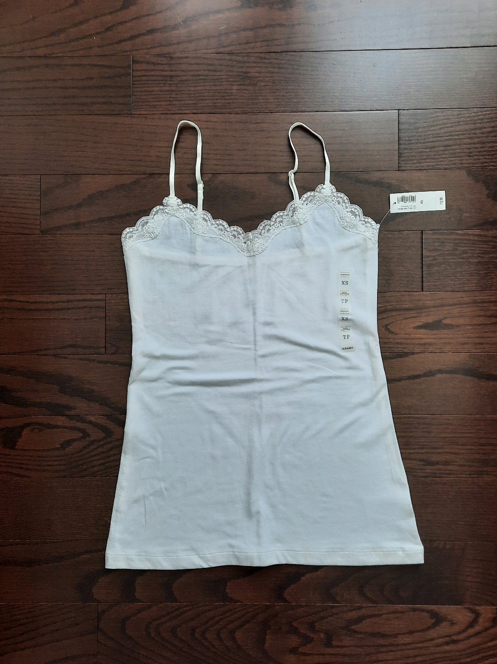 NWT Old Navy White Lace-Trim Camisole Tank Top - Women